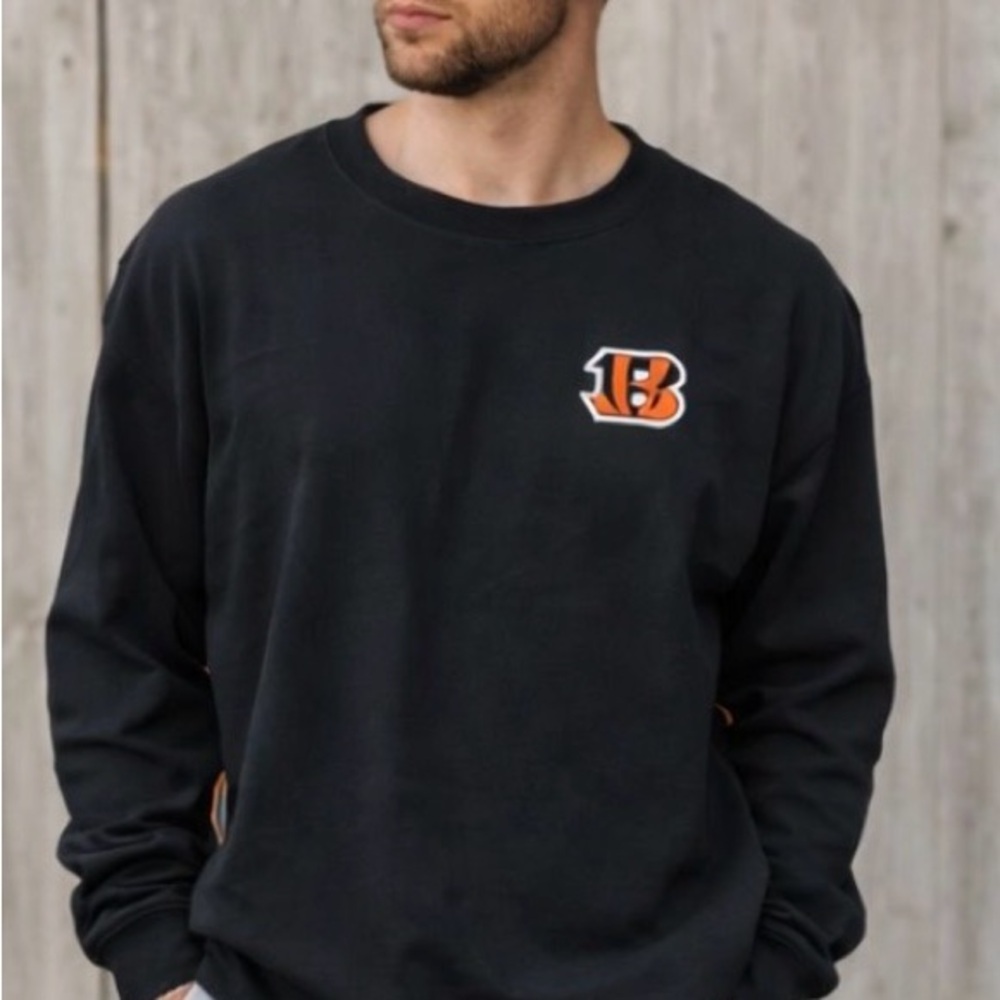 NFL Bengals Nike Black and Orange Dri-Fit Tee